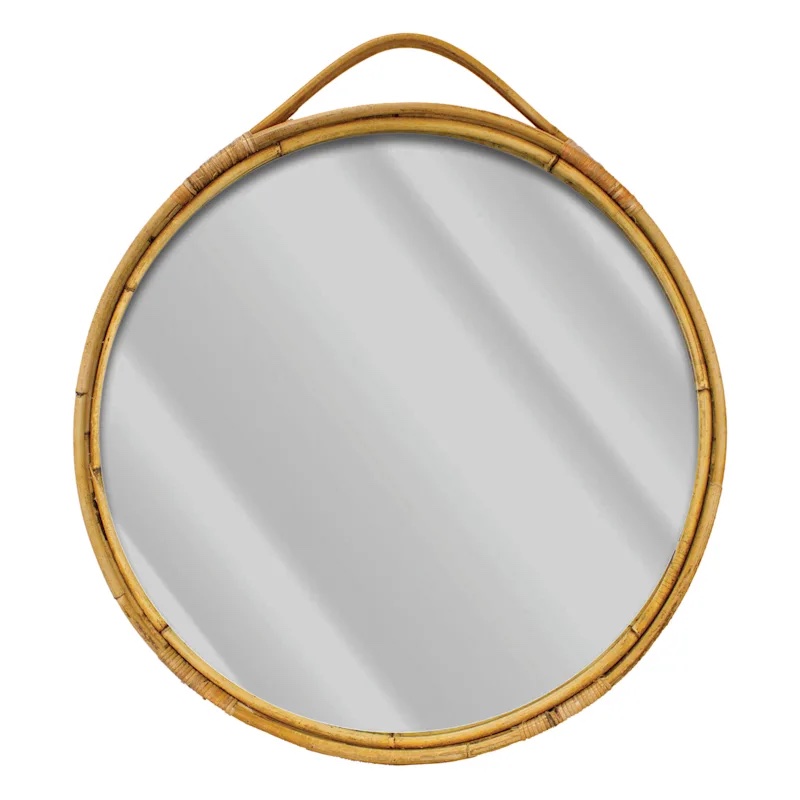 Round Rattan Mirror MR334142